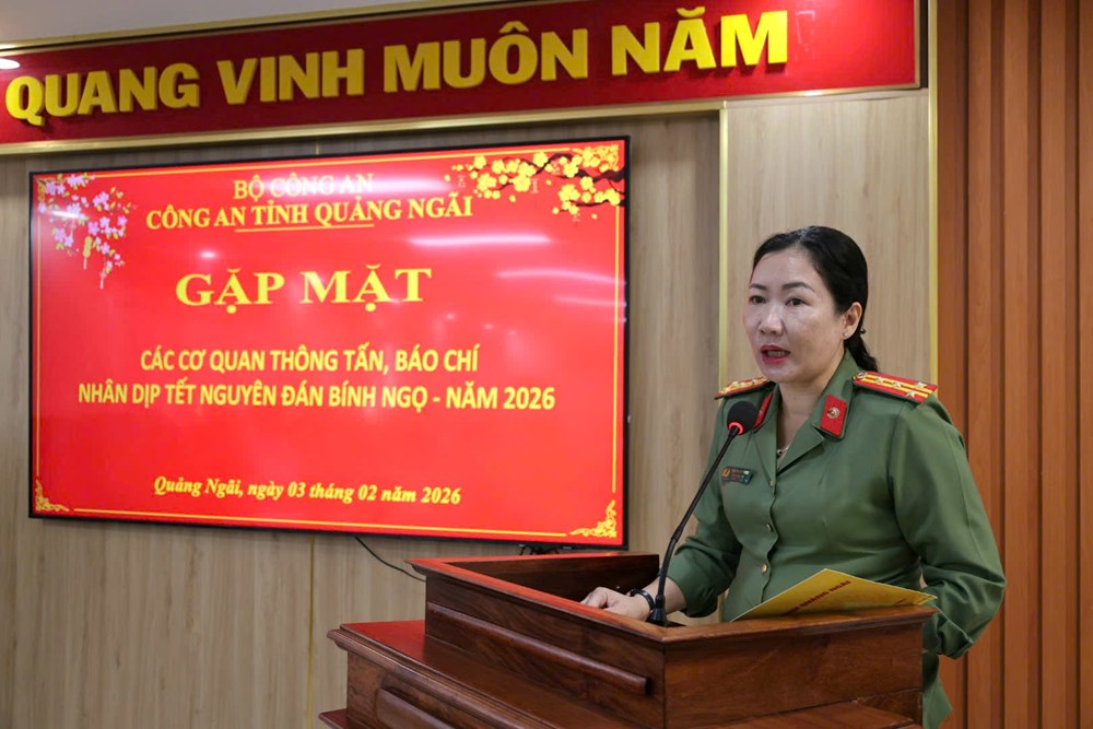 Báo chí đồng hành cùng Công an Quảng Ngãi giữ gìn bình yên địa phương - ảnh 3