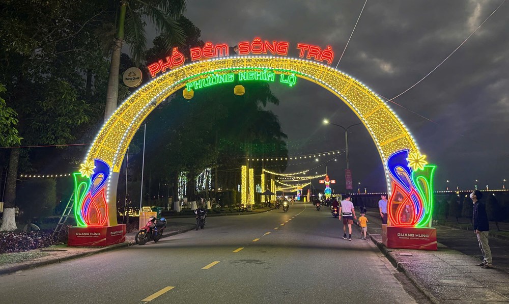 Phố đêm sông Trà – Điểm hẹn văn hóa mới bên bờ Nam Trà Khúc - ảnh 1