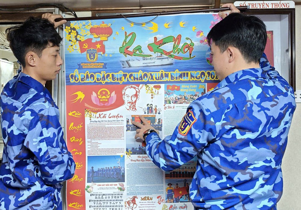 Khi mùa Xuân ở lại với những người lính biển - ảnh 4