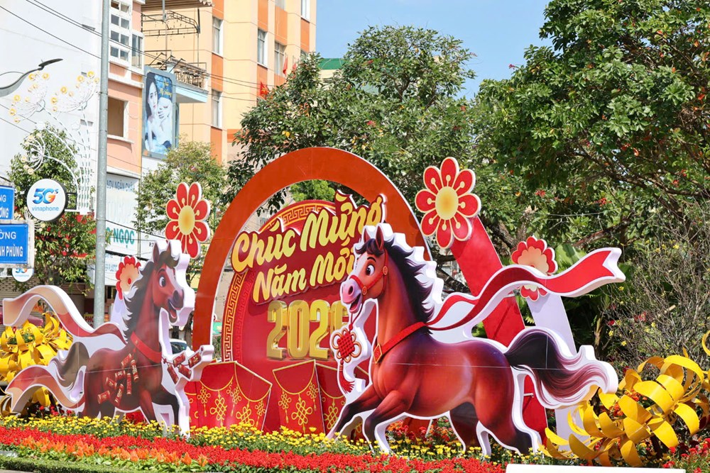 Quảng Ngãi rực rỡ sắc Xuân, sẵn sàng đón Tết - ảnh 8