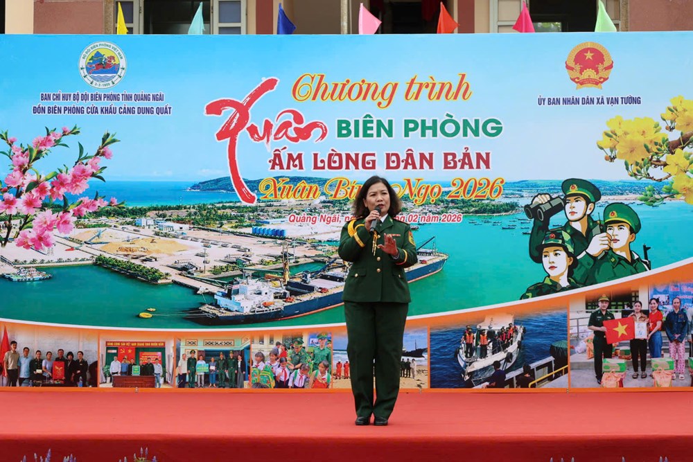 “Xuân Biên phòng ấm lòng dân bản” – Gắn kết nghĩa tình quân dân nơi cửa biển Dung Quất - ảnh 6