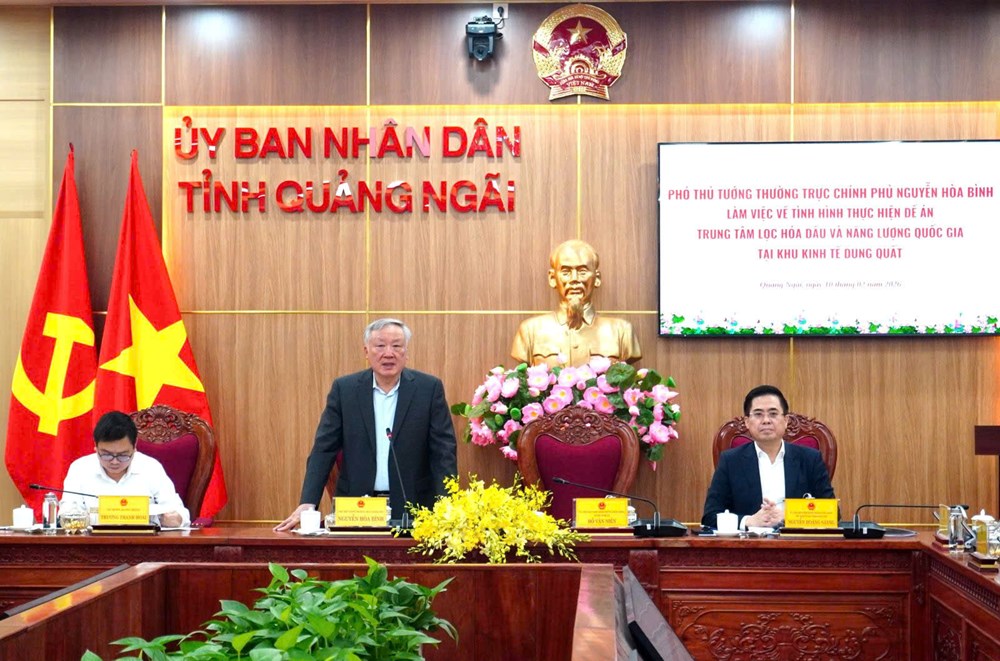 Đẩy nhanh hình thành Trung tâm lọc hóa dầu và năng lượng quốc gia tại Dung Quất - ảnh 1