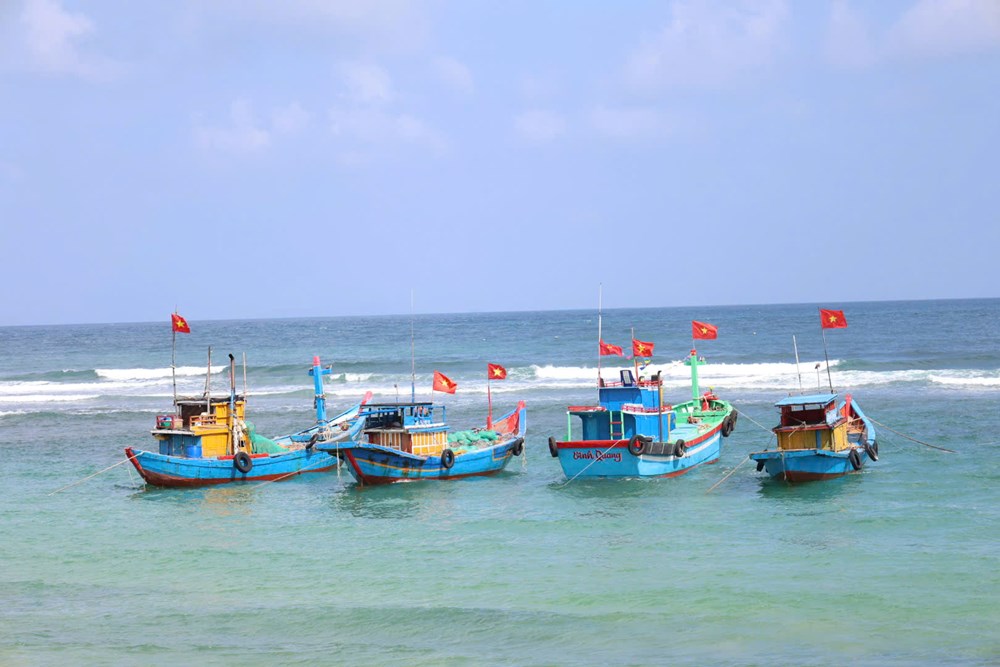 Nhịp chèo khai Xuân nơi làng biển Phước Thiện 1 - ảnh 5