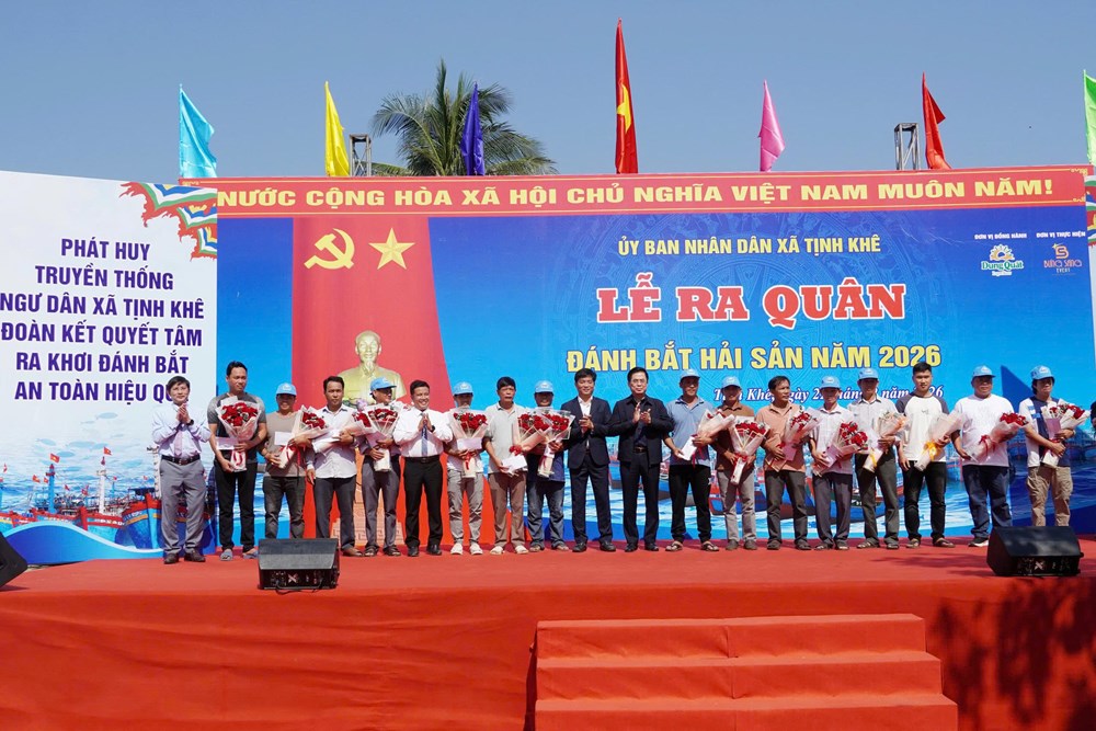 Mở biển đầu Xuân, Tịnh Khê gửi trọn niềm tin vào mùa cá bội thu - ảnh 4