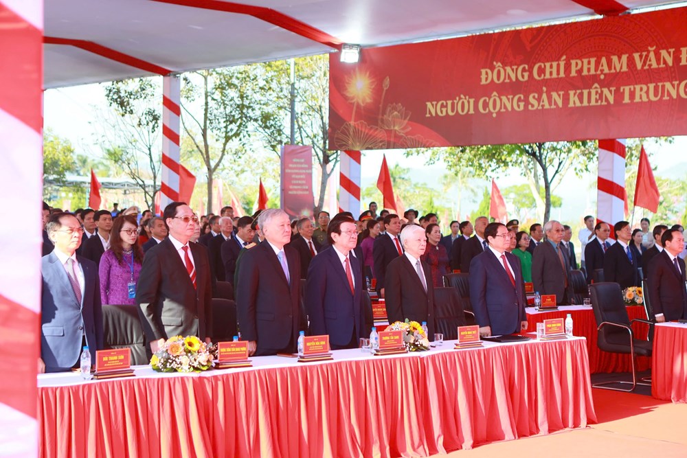 Thủ tướng Phạm Minh Chính dự lễ kỷ niệm 120 năm Ngày sinh Thủ tướng Phạm Văn Đồng - ảnh 3