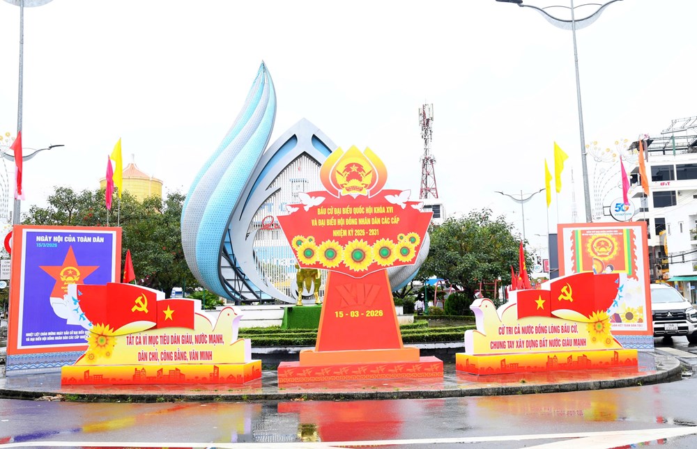 Lực lượng vũ trang Quảng Ngãi chủ động bảo đảm an ninh cho ngày hội bầu cử - ảnh 5