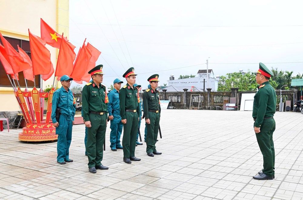 Lực lượng vũ trang Quảng Ngãi chủ động bảo đảm an ninh cho ngày hội bầu cử - ảnh 3