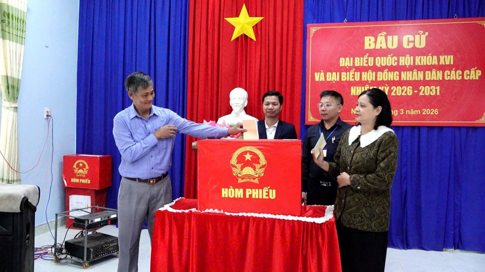 Hơn 54,5% cử tri đã tham gia bỏ phiếu tính đến 11 giờ ngày bầu cử - ảnh 3