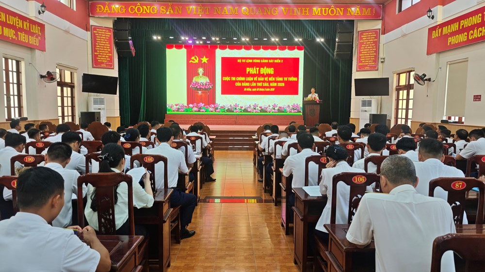 Bộ Tư lệnh Vùng Cảnh sát biển 2 phát động Cuộc thi chính luận bảo vệ tư tưởng của Đảng - ảnh 1