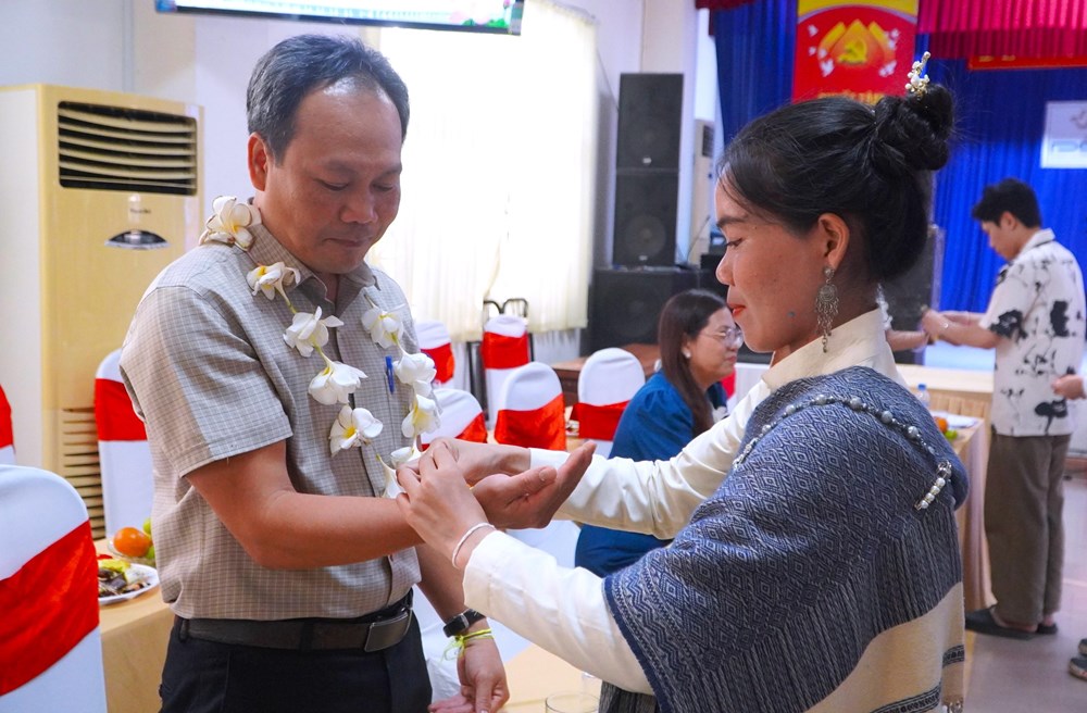 Ấm áp Lễ hội Bunpimay của sinh viên Lào tại Quảng Ngãi - ảnh 3