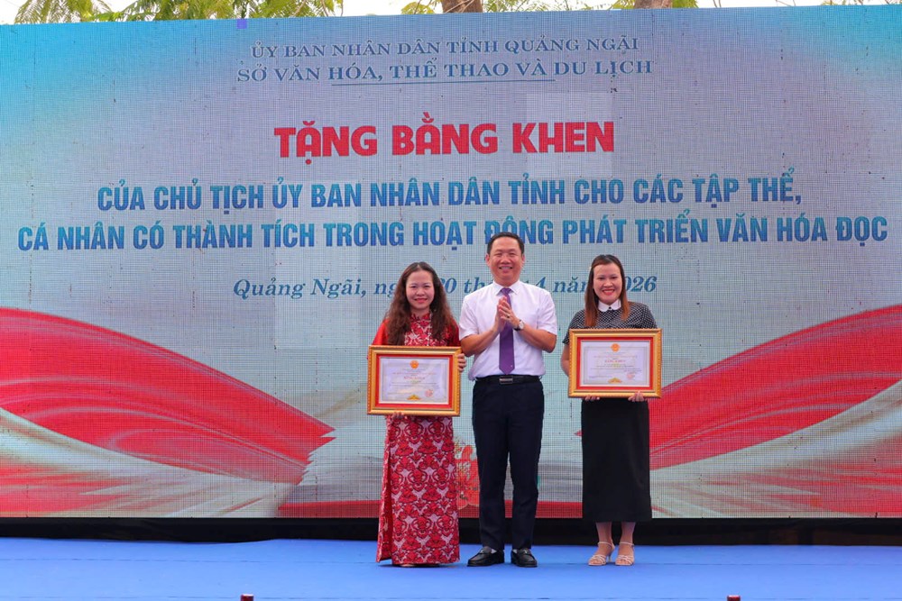 Lan tỏa văn hóa đọc từ Ngày Sách và Văn hóa đọc Việt Nam 2026 tại Quảng Ngãi - ảnh 7