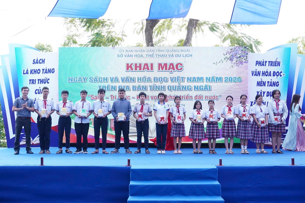 Lan tỏa văn hóa đọc từ Ngày Sách và Văn hóa đọc Việt Nam 2026 tại Quảng Ngãi - ảnh 4