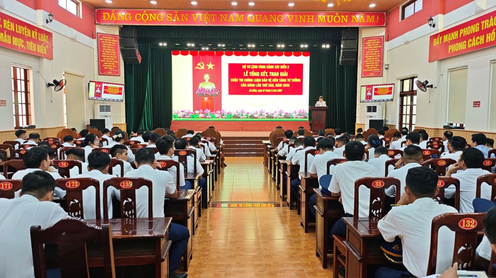 Tác phẩm “Lá chắn số” giành giải Nhất cuộc thi chính luận của Vùng Cảnh sát biển 2 - ảnh 1