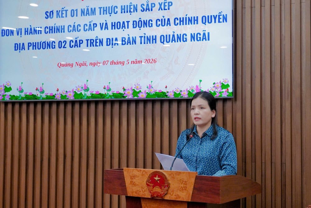 Quảng Ngãi sơ kết 1 năm vận hành mô hình chính quyền địa phương hai cấp - ảnh 4