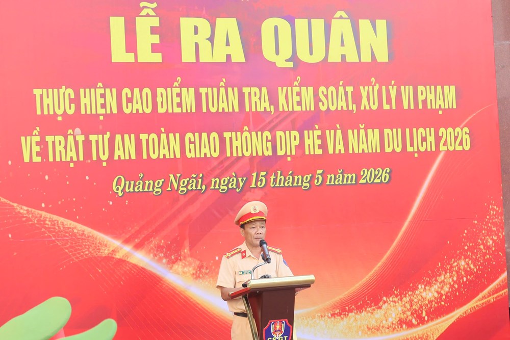 Ra quân cao điểm bảo đảm ATGT dịp hè và Năm Du lịch 2026 - ảnh 3