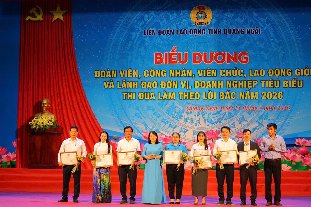 Quảng Ngãi biểu dương những điển hình lao động giỏi làm theo lời Bác - ảnh 4