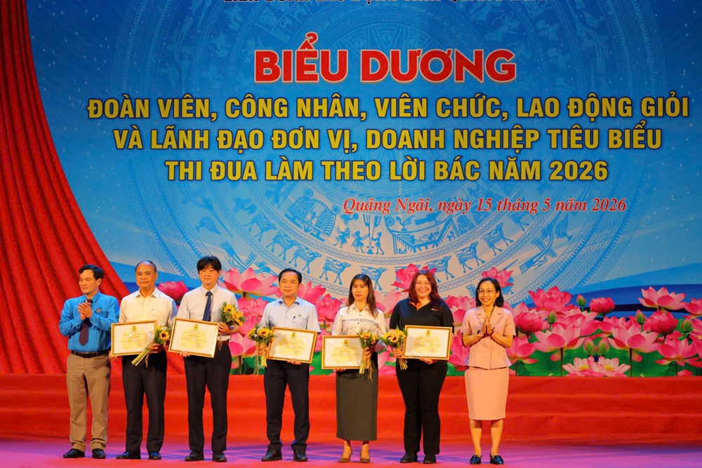 Quảng Ngãi biểu dương những điển hình lao động giỏi làm theo lời Bác - ảnh 5