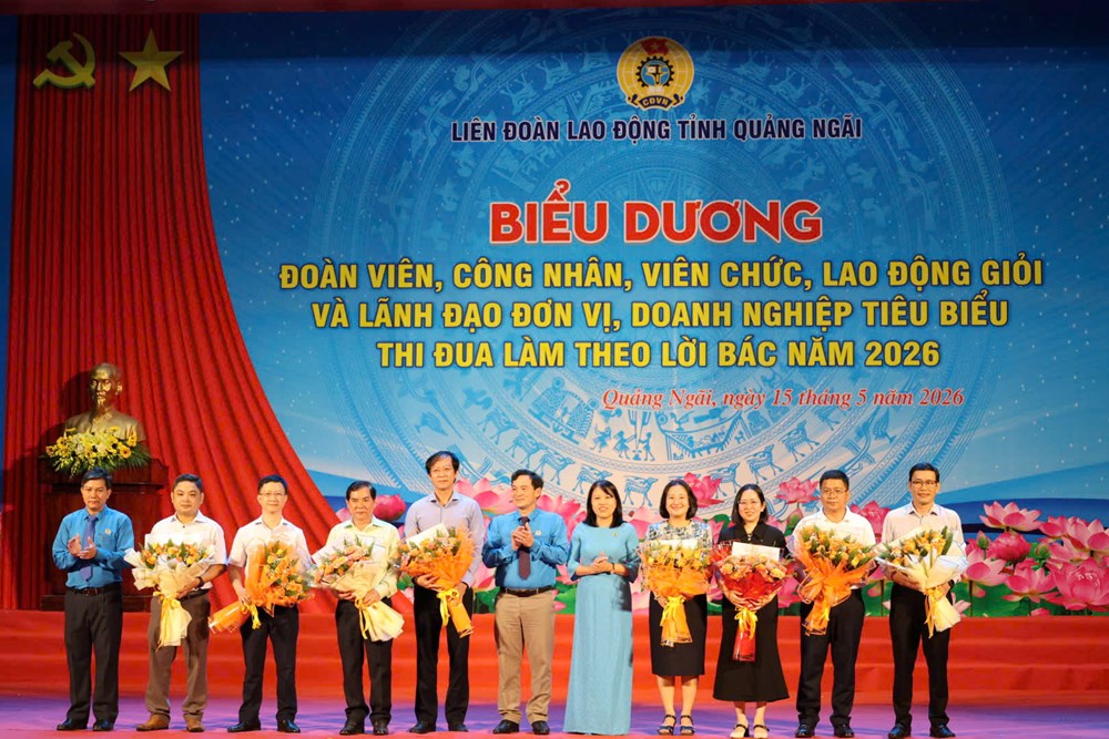 Quảng Ngãi biểu dương những điển hình lao động giỏi làm theo lời Bác - ảnh 6