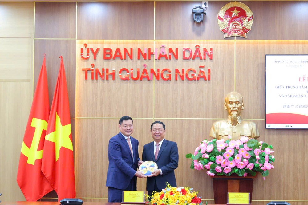 Quảng Ngãi kí kết hợp tác xúc tiến đầu tư với tập đoàn Trung Quốc - ảnh 8
