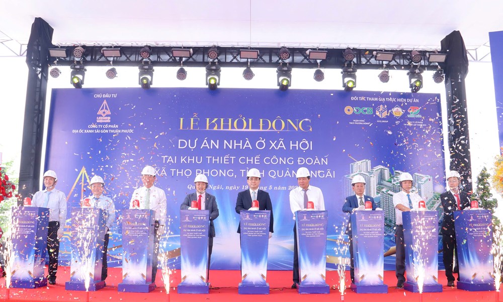 Quảng Ngãi khởi động dự án nhà ở xã hội vốn đầu tư 1.092 tỉ đồng - ảnh 1