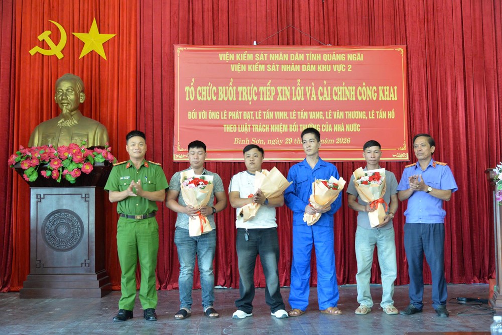 Công khai xin lỗi những người bị oan trong vụ án “Cướp tài sản” - ảnh 1