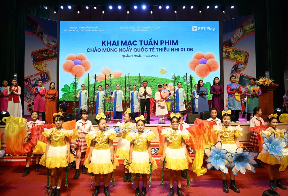 Quảng Ngãi khai mạc Tuần phim chào mừng Ngày Quốc tế Thiếu nhi 1.6 - ảnh 3