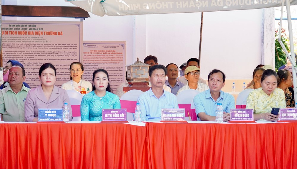 Trà Bồng khai hội Điện Trường Bà, tôn vinh di sản văn hóa phi vật thể quốc gia - ảnh 1