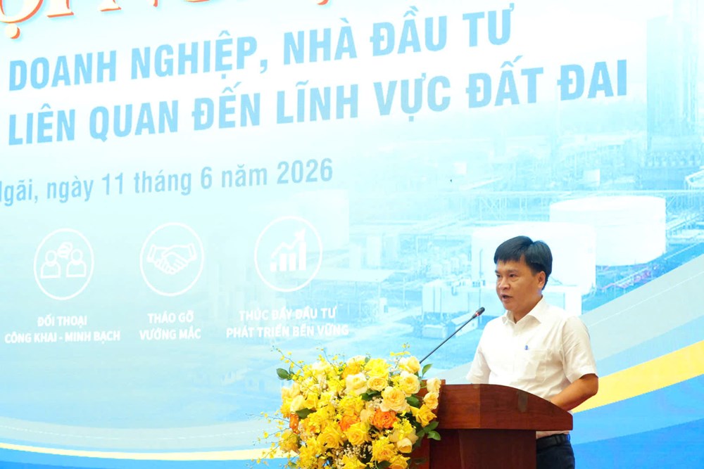 Quảng Ngãi đối thoại, gỡ khó về đất đai cho doanh nghiệp và nhà đầu tư - ảnh 4