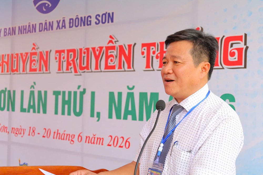 Tết Đoan Ngọ rộn ràng ngày hội đua thuyền ở xã Đông Sơn - ảnh 3