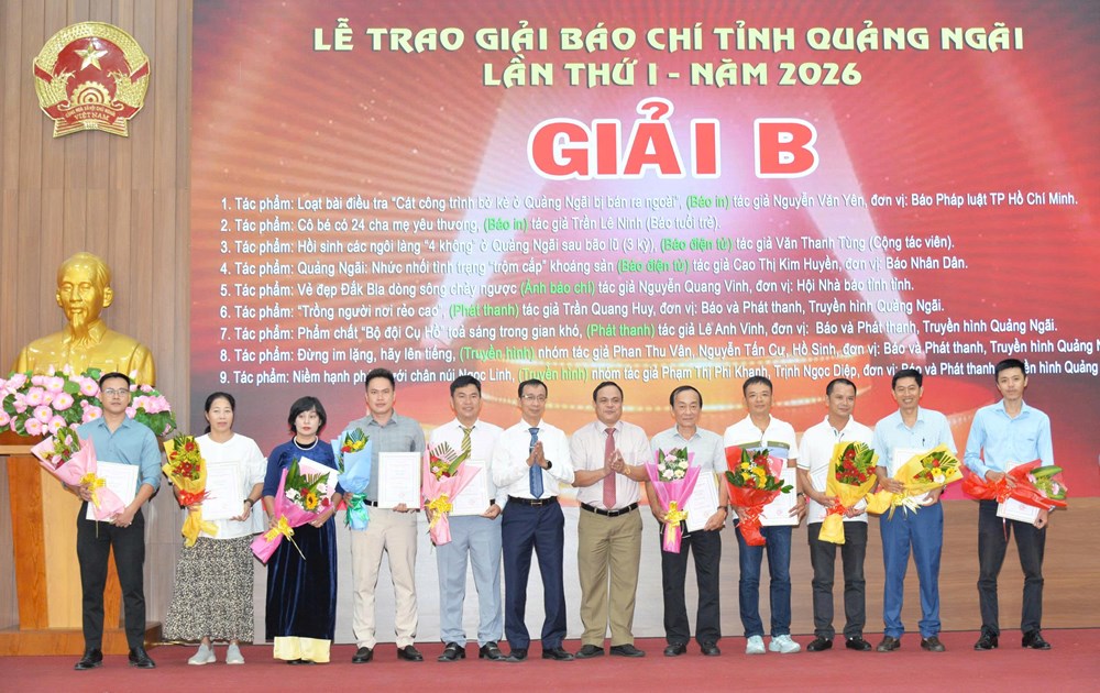 Tôn vinh những tác phẩm báo chí xuất sắc tại Giải Báo chí tỉnh Quảng Ngãi lần thứ I - ảnh 3