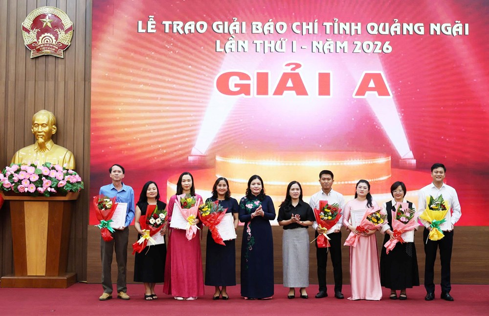 Tôn vinh những tác phẩm báo chí xuất sắc tại Giải Báo chí tỉnh Quảng Ngãi lần thứ I - ảnh 2