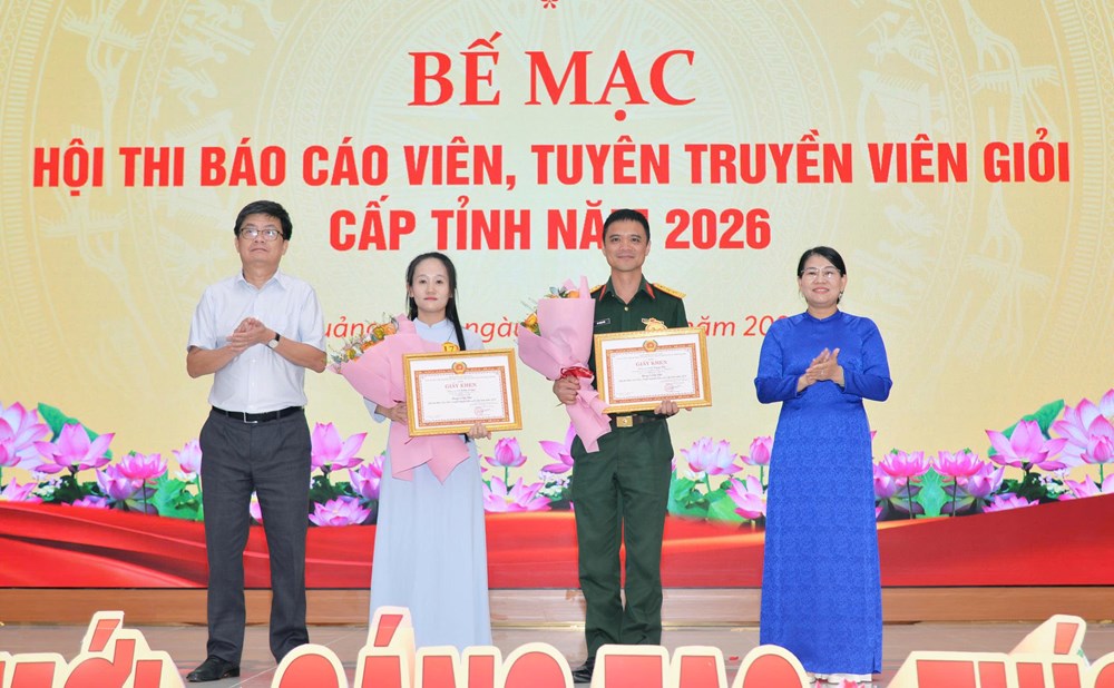 Bế mạc Hội thi Báo cáo viên, Tuyên truyền viên giỏi cấp tỉnh Quảng Ngãi năm 2026 - ảnh 3