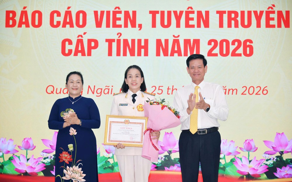 Bế mạc Hội thi Báo cáo viên, Tuyên truyền viên giỏi cấp tỉnh Quảng Ngãi năm 2026 - ảnh 2