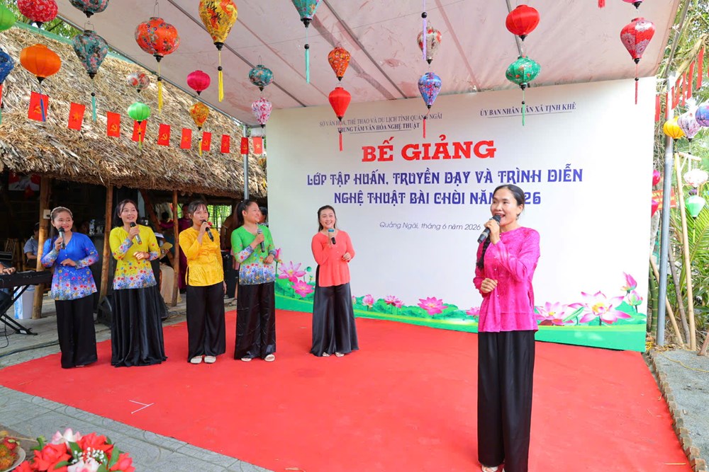 Tịnh Khê “đánh thức” di sản Bài Chòi để hút khách du lịch - ảnh 5