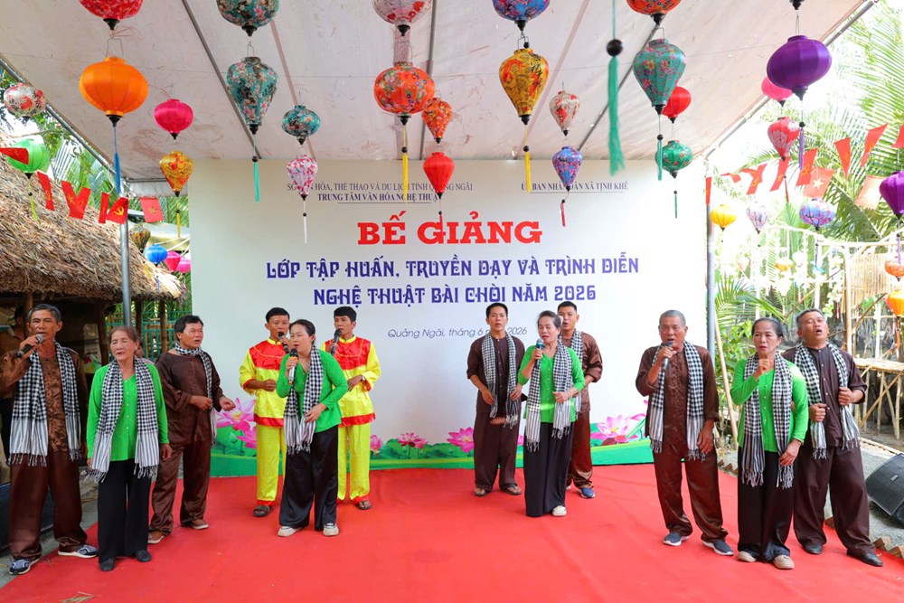 Tịnh Khê “đánh thức” di sản Bài Chòi để hút khách du lịch - ảnh 2