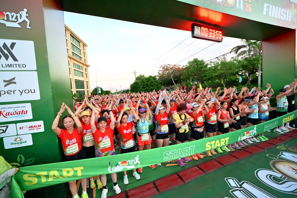 Gần 1.800 vận động viên chinh phục Lý Sơn Half Marathon 2026 - ảnh 1