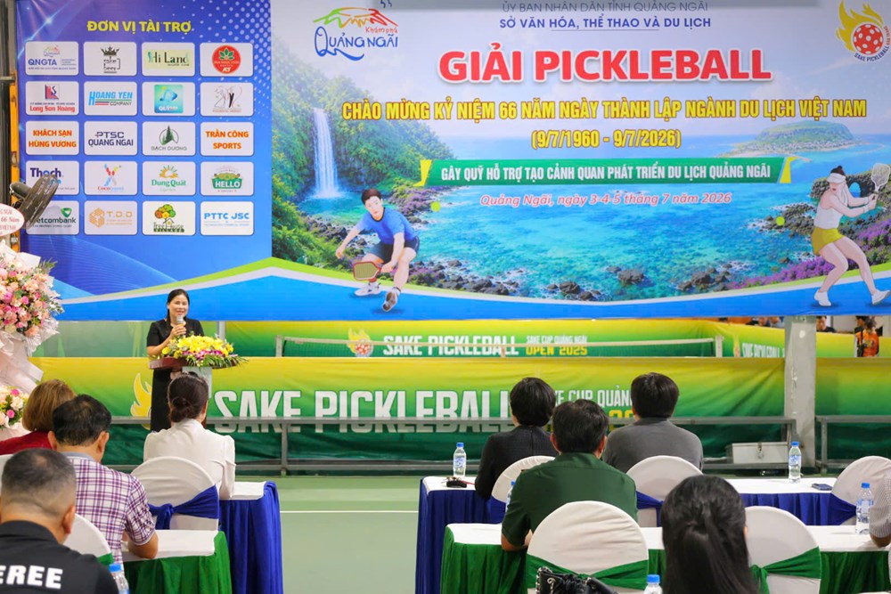 Khai mạc Giải Pickleball chào mừng 66 năm Ngày thành lập ngành Du lịch Việt Nam - ảnh 2