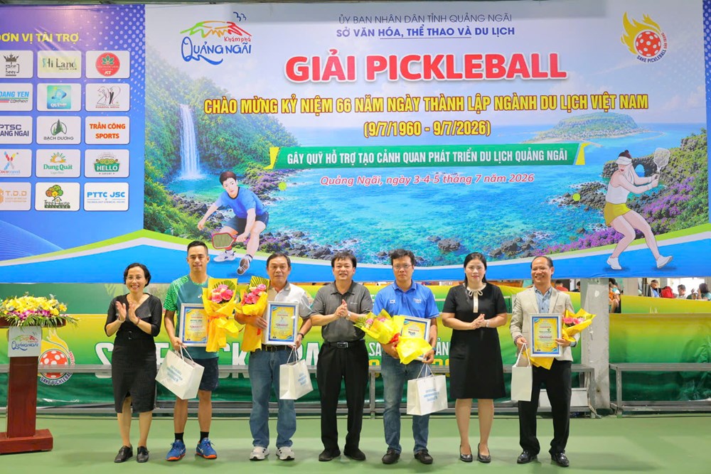 Khai mạc Giải Pickleball chào mừng 66 năm Ngày thành lập ngành Du lịch Việt Nam - ảnh 4