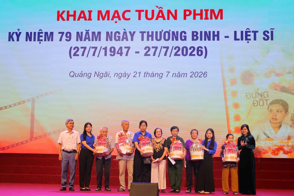 Quảng Ngãi khai mạc Tuần phim kỷ niệm 79 năm Ngày Thương binh - Liệt sĩ - ảnh 6