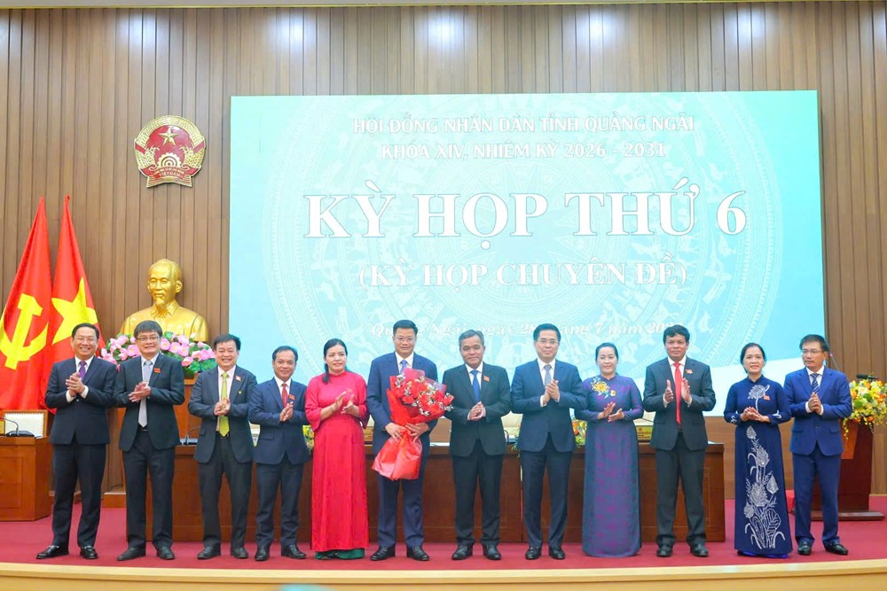 Ông Nguyễn Đức Tâm được bầu giữ chức Chủ tịch UBND tỉnh Quảng Ngãi - ảnh 4