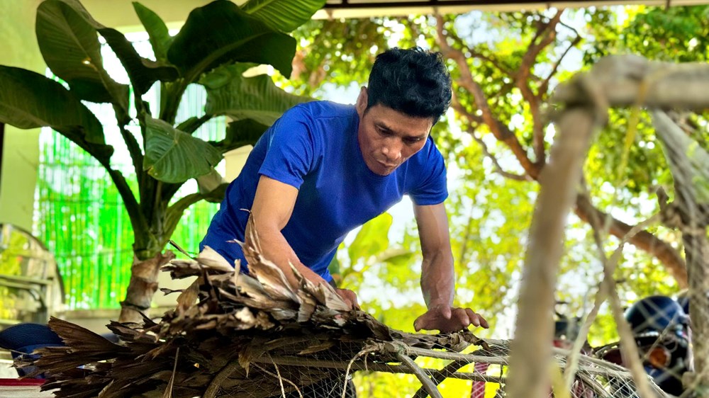Chiếc bẫy tre giữ hồn nghề biển - ảnh 1