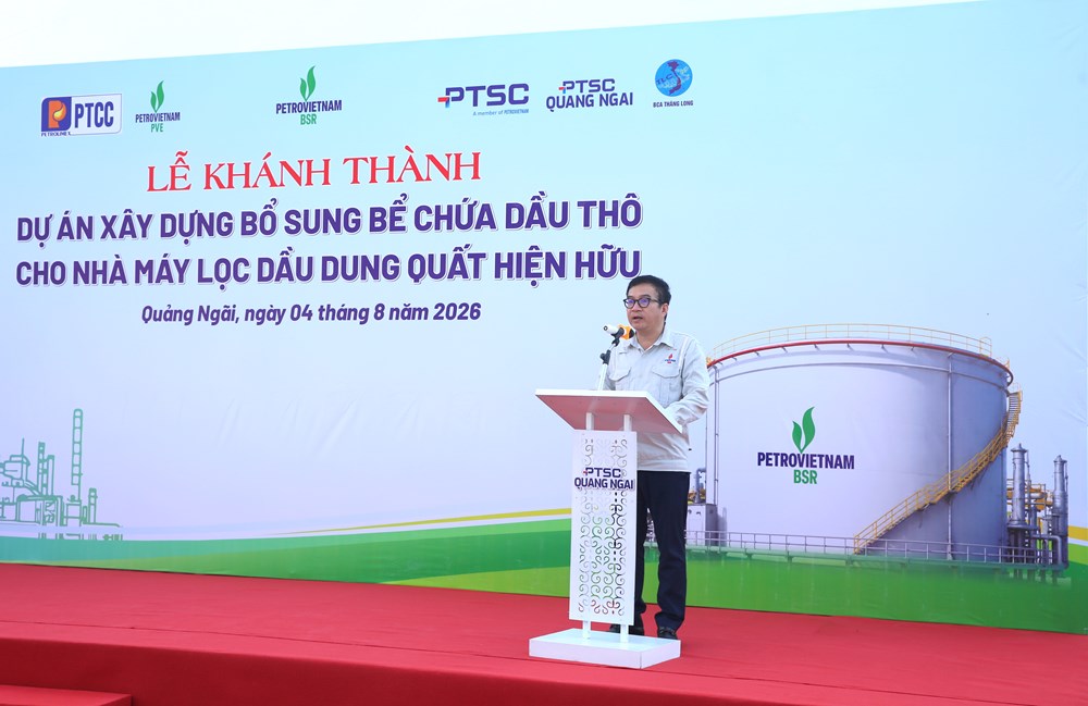 BSR đưa vào vận hành bể chứa dầu thô mới, nâng năng lực dự trữ tại Dung Quất - ảnh 3