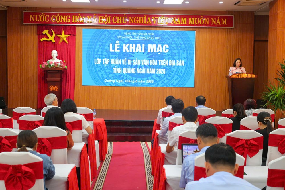 Quảng Ngãi tập huấn nâng cao năng lực quản lý, bảo vệ di sản văn hóa - ảnh 1