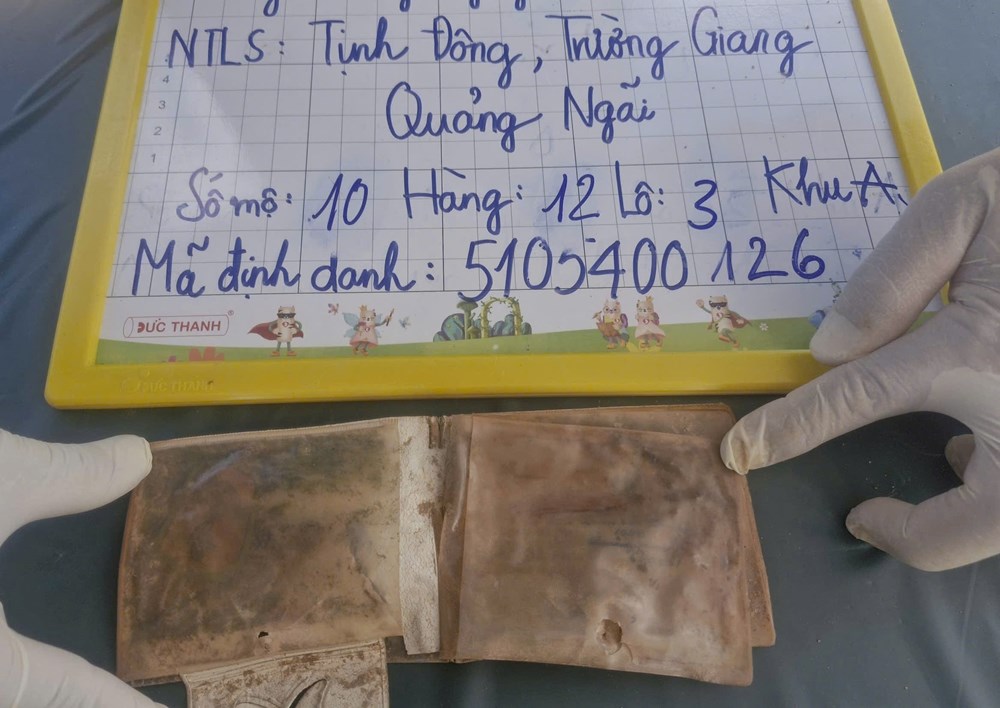 Phát hiện di vật có tên liệt sĩ Trần Văn Thanh - ảnh 1