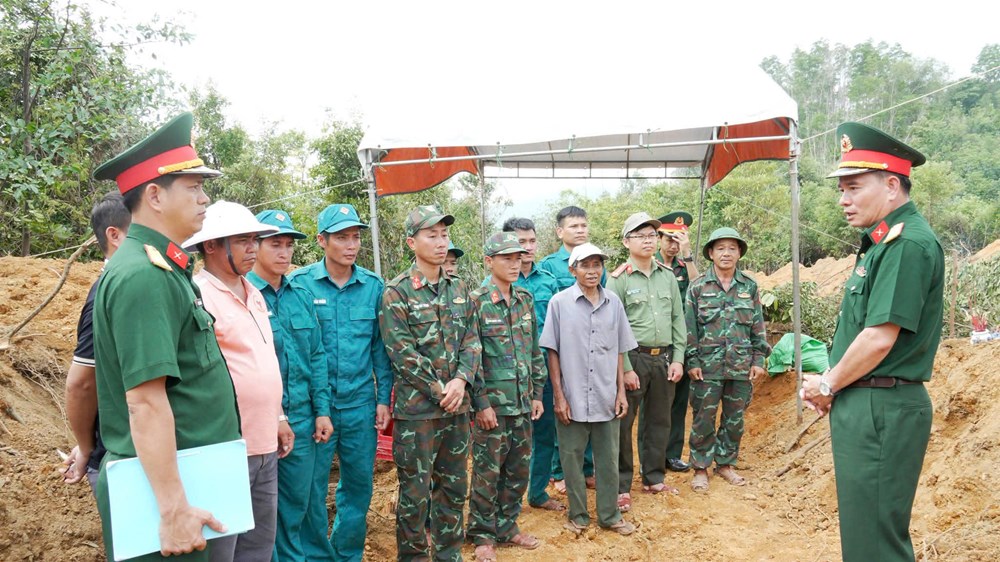 Chuẩn bị Lễ an táng 9 hài cốt liệt sĩ vừa được quy tập - ảnh 3