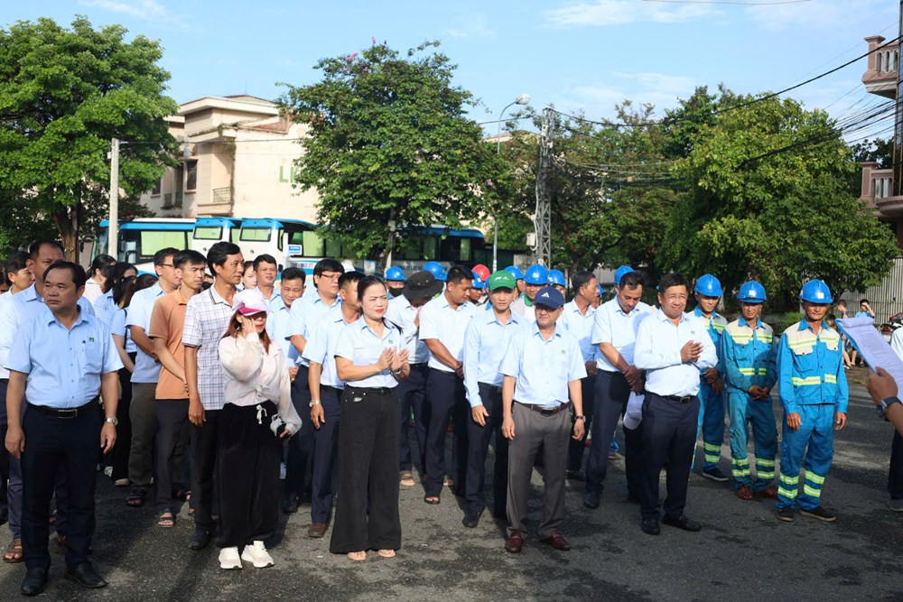 Chung tay xây dựng đô thị Quảng Ngãi xanh, sạch, đẹp - ảnh 1