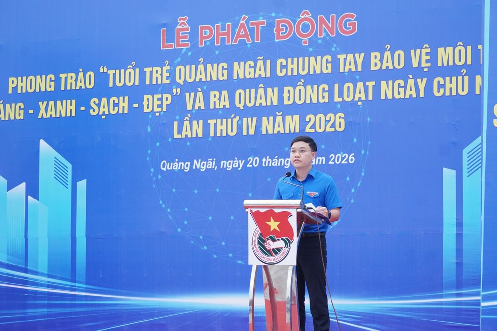 “Áo xanh” Quảng Ngãi chung tay làm sạch môi trường - ảnh 4