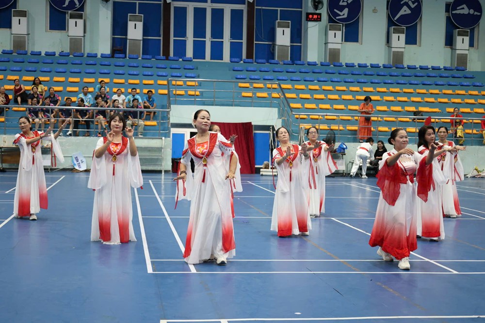 Sôi nổi sân chơi thể thao của người cao tuổi Quảng Ngãi - ảnh 5