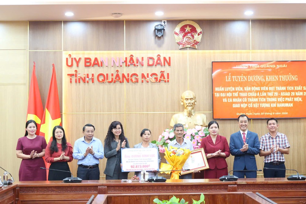 Quảng Ngãi tuyên dương những cá nhân có thành tích nổi bật trong thể thao và bảo tồn di sản - ảnh 2