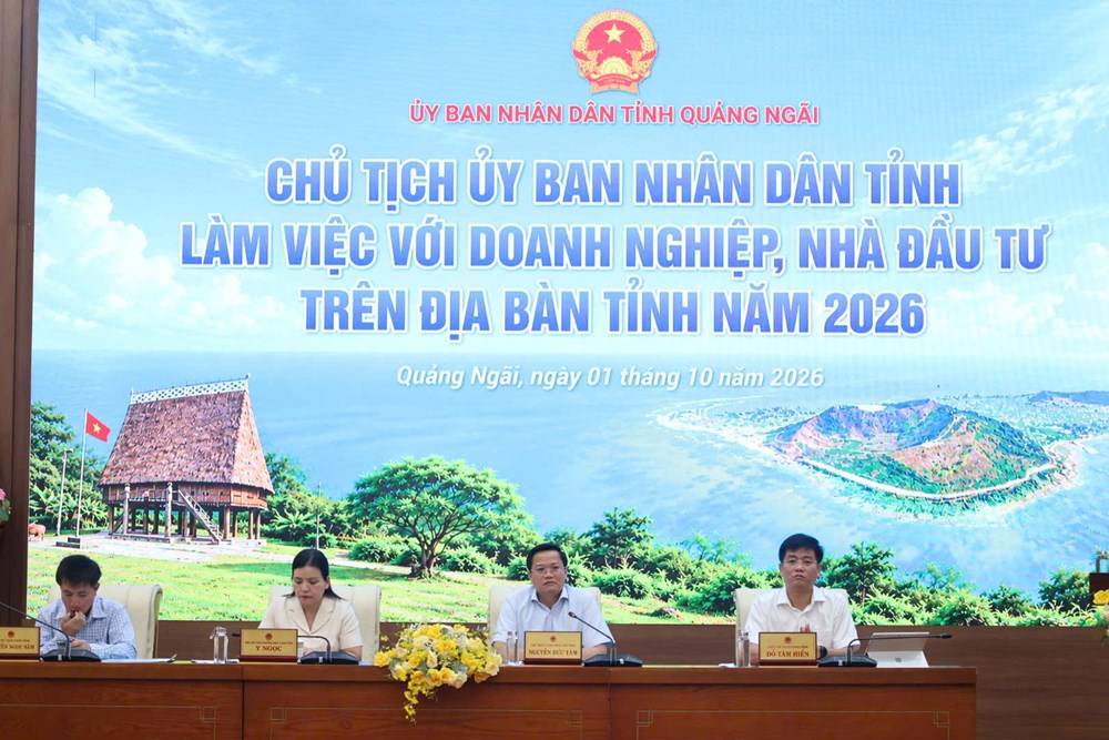 Quảng Ngãi lắng nghe, tháo gỡ điểm nghẽn cho doanh nghiệp - ảnh 1
